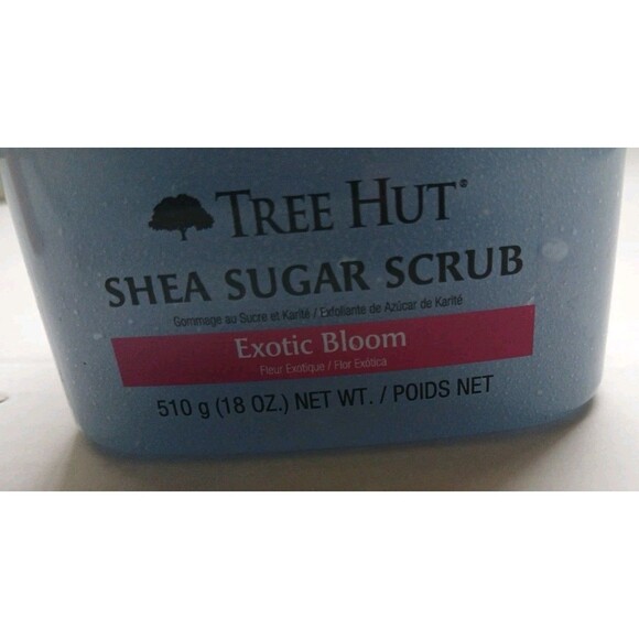 Tree Hut Shea Sugar Scrub- Vitamin C, & Exotic Bloom 18Oz Sealed Set Of 2 - Picture 9 of 16